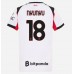 AC Milan Christopher Nkunku #18 Bortedrakt Dame 2025-26 Korte ermer